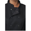 Whites Vegas Chefs Jacket Long Sleeve Black Size S (5 Pack)