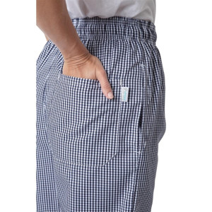 Whites Vegas Blue/White Check Trousers Size S (5 Pack)