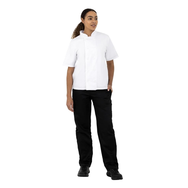 Nisbets Essentials Chef Jackets White (Pack of 2)
