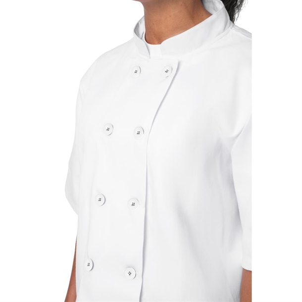 Nisbets Essentials Chef Jackets White (Pack of 2)