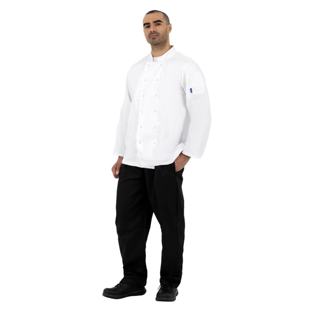 Whites Vegas Unisex Chef Jackets Long Sleeve White