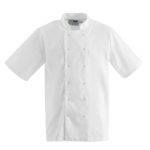 Whites Boston Short Sleeve Unisex Chef Jackets White