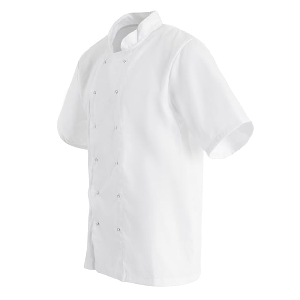 Whites Boston Short Sleeve Unisex Chef Jackets White