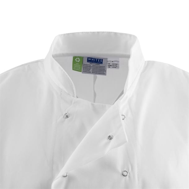 Whites Boston Short Sleeve Unisex Chef Jackets White