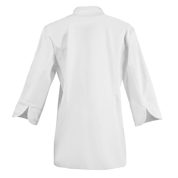 Whites Womens Fitted Chef Jacket White