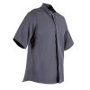 Southside Band Collar Unisex Chef Jacket Charcoal