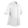 Southside Band Collar Unisex Chef Jacket White