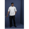 Southside Band Collar Unisex Chef Jacket White