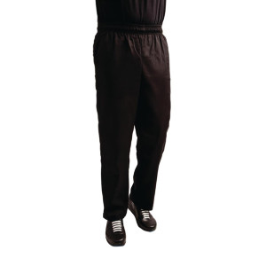 Whites Easyfit Chef Pants Teflon Black