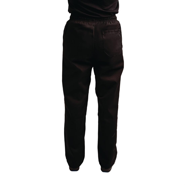 Whites Easyfit Chef Pants Teflon Black