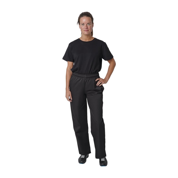 Whites Vegas Chef Trousers Polycotton Black (5 Pack)