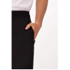 Chef Works Men's Lightweight Slim Trouser Black
