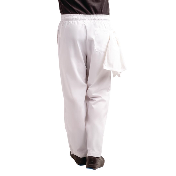 Whites Easyfit Chef Pants Teflon White