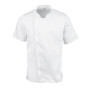 Chef Works Springfield Zipper Mens Chefs Jacket White
