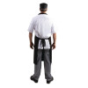 Whites Bib Apron Polycotton Black