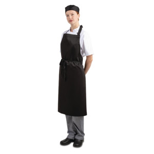 Whites Bib Apron Polycotton Black