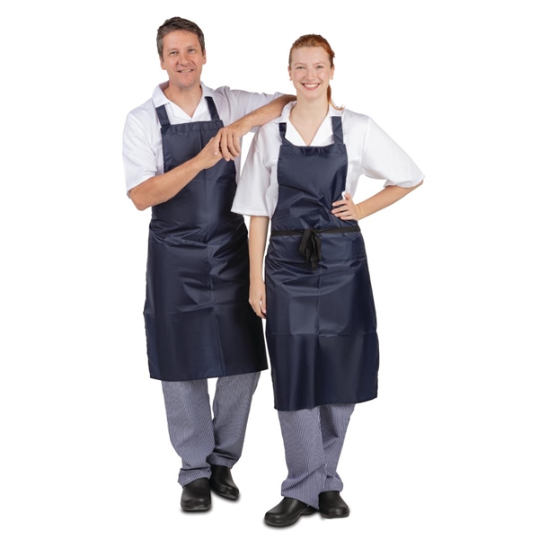 Whites Water Resistant Bib Apron Blue
