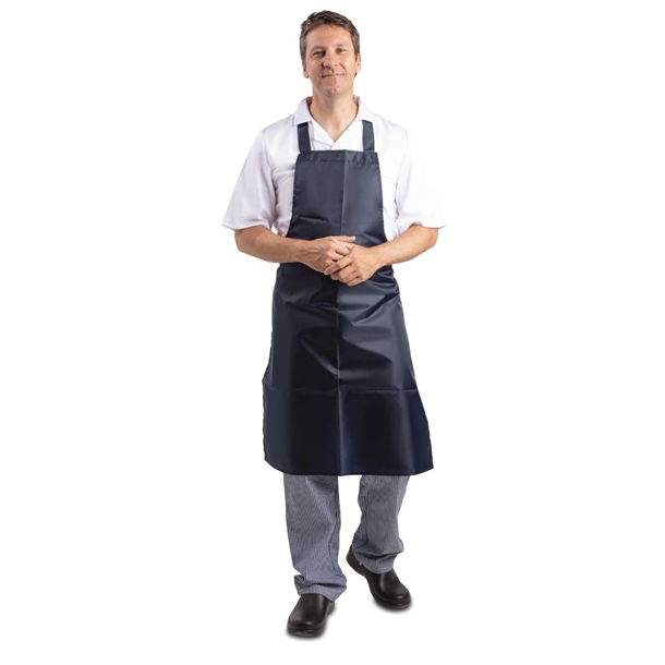 Whites Water Resistant Bib Apron Blue