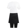 Whites Waist Apron Polycotton Black
