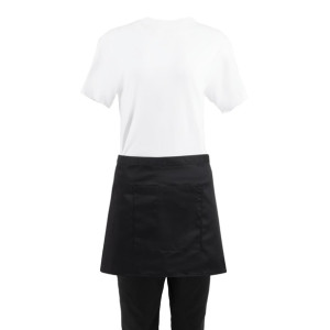 Whites Waist Apron Polycotton Black