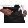 Whites Waist Apron Polycotton Black