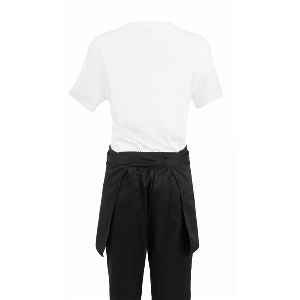 Whites Waist Apron Polycotton Black