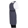 Whites Butchers Stripe Bib Apron Blue/White (5 Pack)