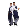 Whites Bib Apron Polycotton Navy Blue