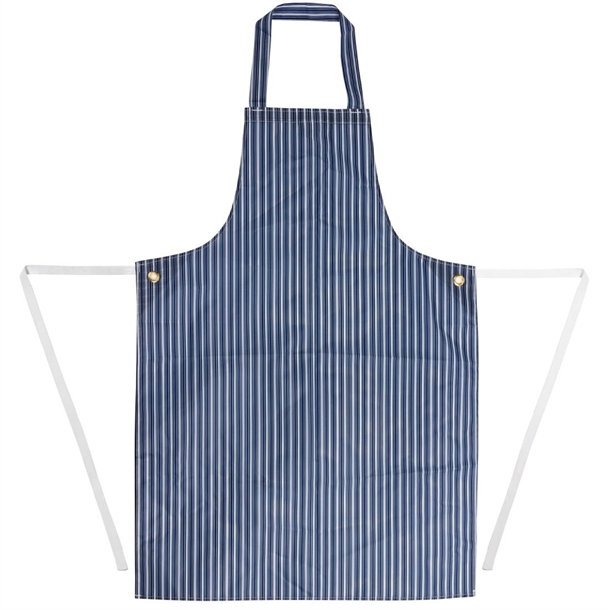 Whites Water Resistant Bib Apron Blue/White Stripe
