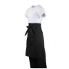 Whites Bistro Apron Polycotton Black