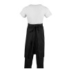 Whites Bistro Apron Polycotton Black