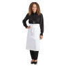 Whites Bistro Apron Polycotton White