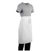 Whites Bistro Apron Polycotton White