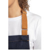 Southside Bib Apron Denim Blue with Tan Ties