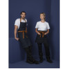 Southside Bib Apron Denim Blue with Tan Ties