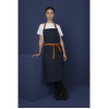 Southside Bib Apron Denim Blue with Tan Ties