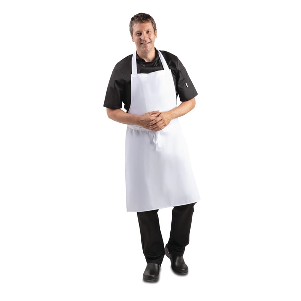 Whites Bib Apron Polycotton White