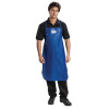 Burnguard Nylon QuicKlean Bib Apron Blue