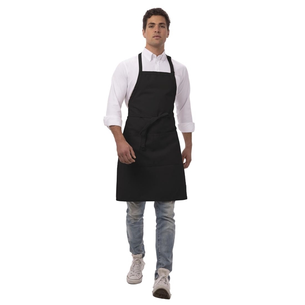 Chef Works Bib Apron Black