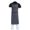 Whites Bib Apron Blue/White Butchers Stripe XL