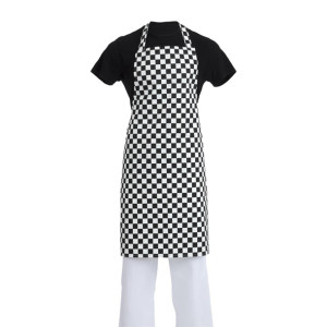 Whites Bib Apron Black/White Check
