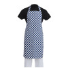 Whites Bib Apron Polycotton Blue/White Check