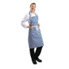 Whites Bib Apron Polycotton Blue/White Check