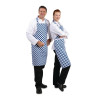 Whites Bib Apron Polycotton Blue/White Check