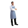 Whites Bib Apron Polycotton Blue/White Check