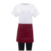 Whites Waist Apron Polycotton Burgundy