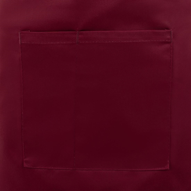 Whites Waist Apron Polycotton Burgundy