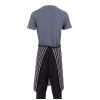 Whites Bistro Apron Black/White Butchers Stripe