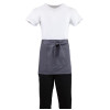 Whites Bistro Apron Polycotton Charcoal