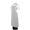 Whites Bib Apron Grey/White Butchers Stripe
